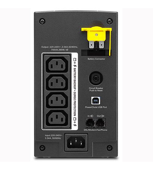 APC Back-UPS 700VA, 230V, AVR, IEC Sockets