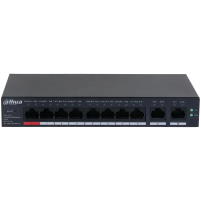 DH-CS4010-8GT-110-موزع شبكات كلاود 8 مخارج جيجا  يدعم الي 250 متر - SafeBox Company - شركة الصندوق الامن