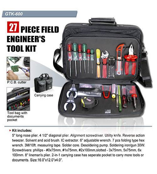 طقم أدوات فنية GOLDTOOL GTK-600B