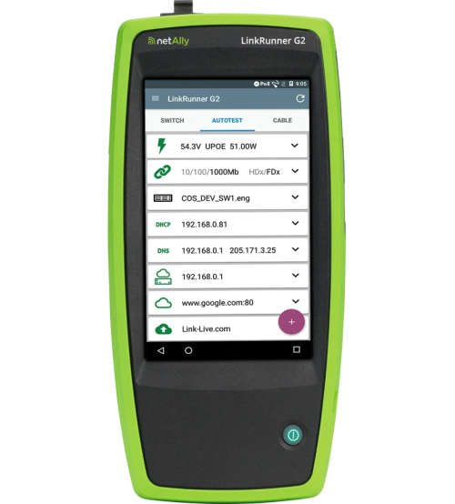 جهاز فحص شبكات وكابلات NetAlly LinkRunner® G2