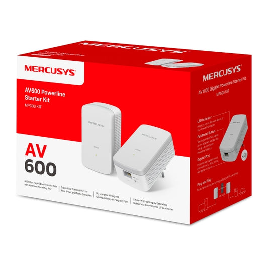 MP300 KIT – طقم نقل شبكة بسرعة ‎300Mbps‎ عبر خطوط الكهرباء