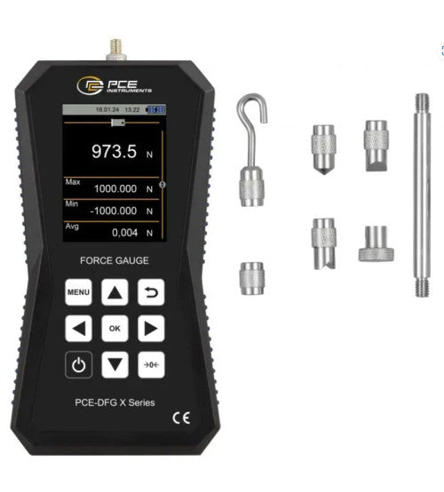 جهاز قياس قوة شد وضغط PCE Instruments PCE-DFG 1000 X