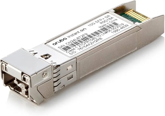 R9D18A - Aruba Instant On 10G SFP+ LC SR 300m MMF Transceiver - SafeBox Company - شركة الصندوق الامن