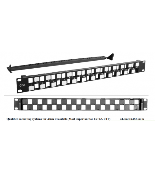 لوحة توزيع توصيلات شبكة BNET CABLING SOLUTIONS B-PP24UTP-BK