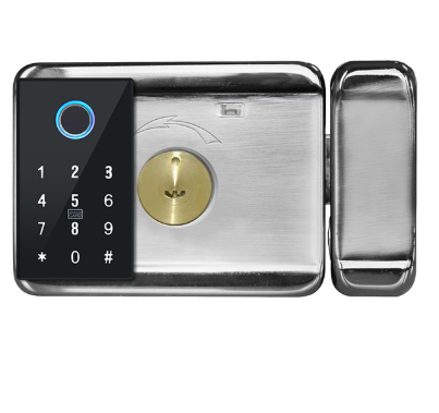 ENOX R1F | Smart Door Lock | Fingerprint + 5 Methods | TTlock / Tuya | Black