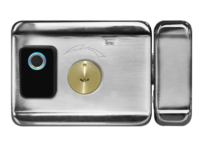 ENOX R1F | قفل باب ذكي | بصمة + 5 طرق | TTlock / Tuya | أسود