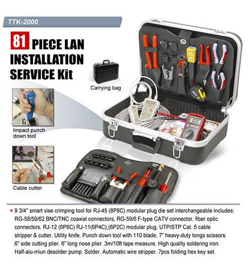 طقم أدوات فنية GOLDTOOL TTK-2000B