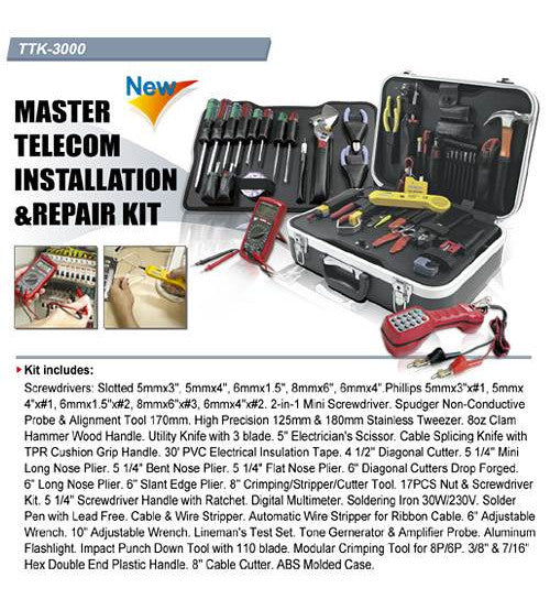 طقم أدوات فنية GOLDTOOL TTK-3000