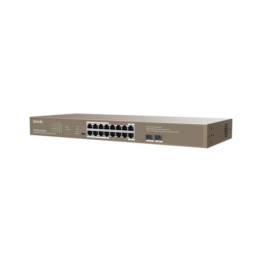 Tenda TEG1118P-16-250W سويتش PoE احترافي – طاقة عالية وتغطية واسعة