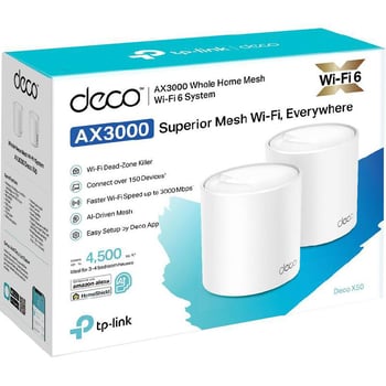DECO X50(2-PACK) - شبكة واي فاي وحدتين - SafeBox Company - شركة الصندوق الامن
