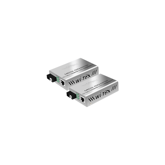 Fiber Optic Converter Wi-Tek WI-MC101G - 1000Mbps Speed 25 km Range