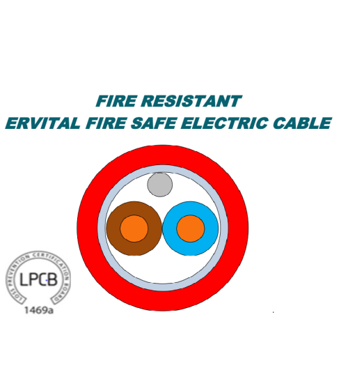 كابل FIRE SAFE بخصائص مقاومة حريق وفق الوصف BNET CABLING SOLUTIONS BEFSC500MRE2150R، 500 متر