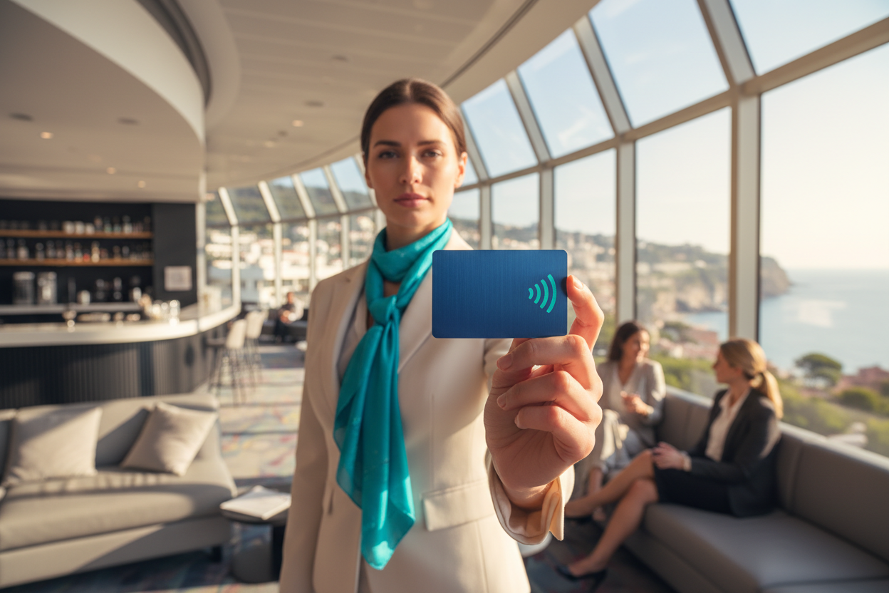 بطاقة NFC لوكالات السياحة والسفر في السعودية SafeBox