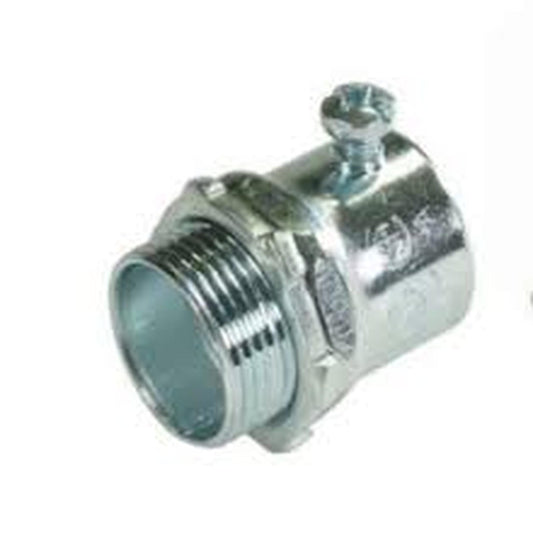 موصل EMT بمسمار تثبيت مع علامة UL SSCN-050 – ½" | 0.5" EMT Set Screw Connector SSCN-050 UL Mark