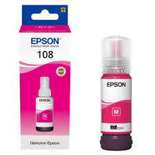 NEW 108 Magenta Ink Bottle 70ml Yield 2,100 photos - SafeBox Company - شركة الصندوق الامن