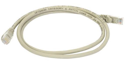 Opterna Cat6 Patchcord UTP LSZH CMG 3m Grey - SCSPCC6UTP03MLSZHGY