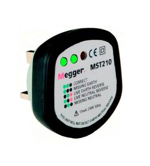 فاحص مقابس كهربائية Megger MST-210
