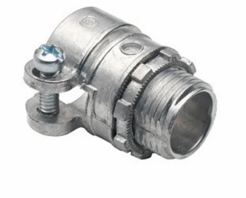 موصل مستقيم ضغط فولاذي SSC-200 | St. Straight Squeeze Connector SSC-200
