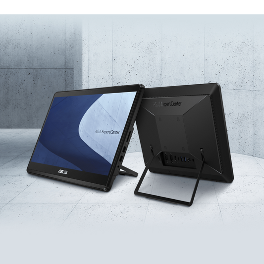 🖥️ ASUS ExpertCenter E16 AIO | شاشة لمس 15.6 بوصة مع تصميم الكل في واحد للشركات والمكاتب 🔄