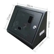 ZK  - METAL CLOTH FOR MB20 AND MB1000 WITH KEY  MB1000 COVER صندوق حماية  الحضور والانصراف زد كي SafeBox Company - شركة الصندوق الامن